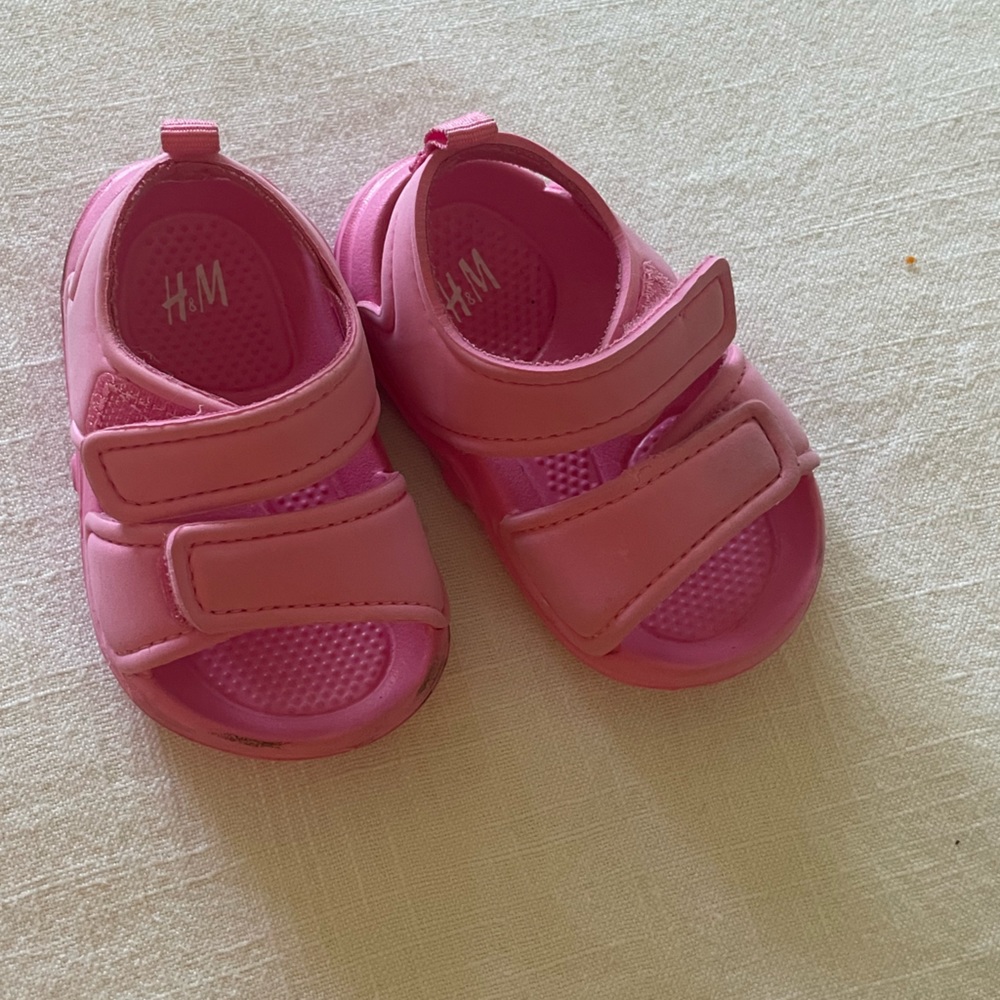 Baby pink sandals